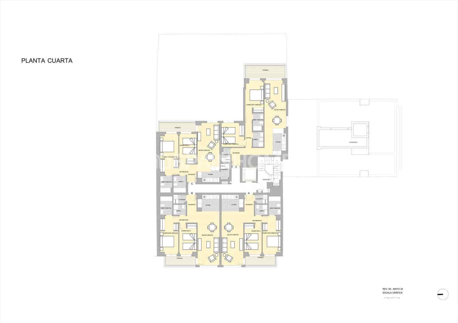 2 slaapkamer Flat te koop in Malaga stad met zwembad - € 475.000 (Ref: 8964537)