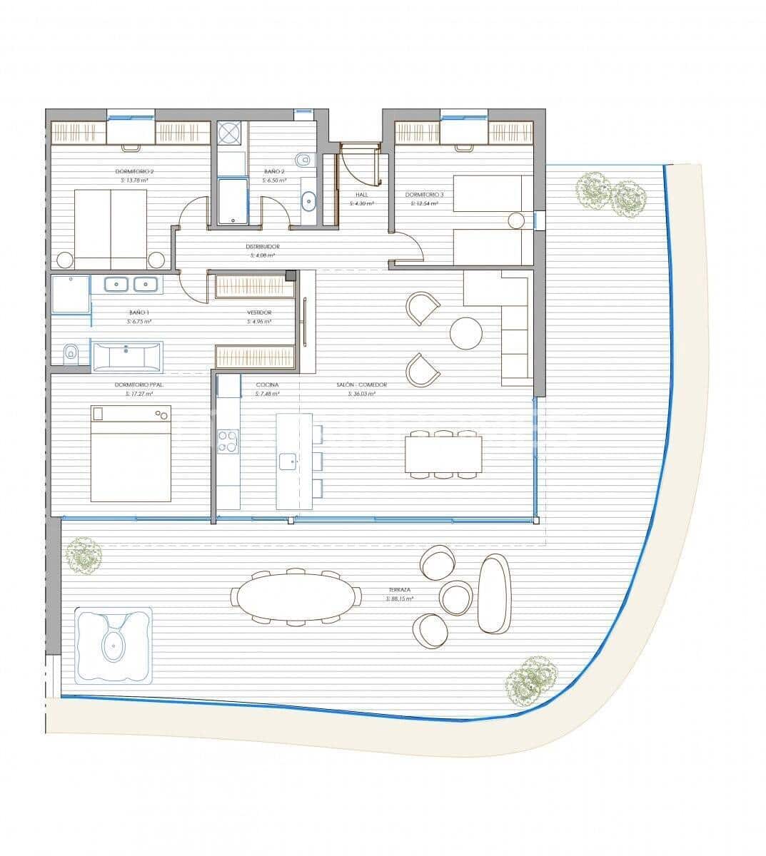 2 sypialnia Mieszkanie na sprzedaż w Fuengirola z basenem - 590 000 € (Ref: 8964540)