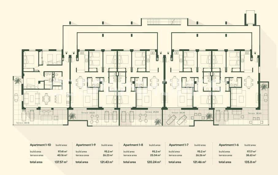 3 Zimmer Wohnung zu verkaufen in El Chaparral mit Pool - 530.000 € (Ref: 8964549)