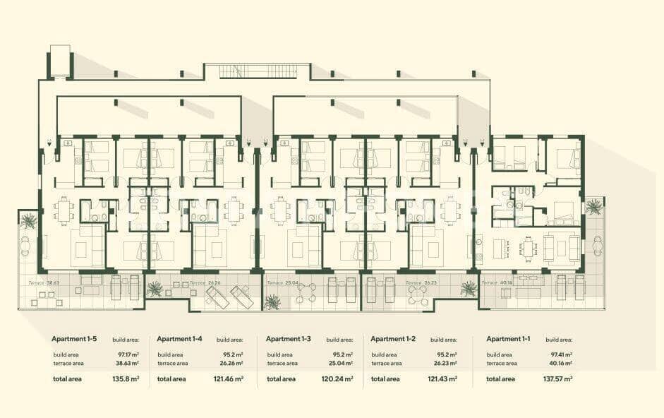 3 Zimmer Wohnung zu verkaufen in El Chaparral mit Pool - 530.000 € (Ref: 8964549)