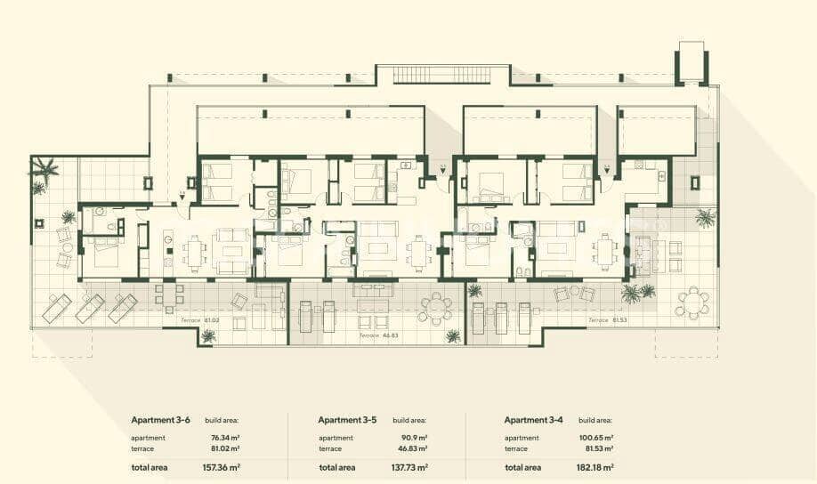 3 Zimmer Wohnung zu verkaufen in El Chaparral mit Pool - 530.000 € (Ref: 8964549)