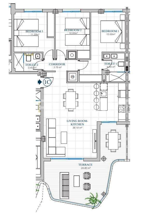 3 chambre Appartement à vendre à Fuengirola avec piscine - 550 000 € (Ref: 8980072)