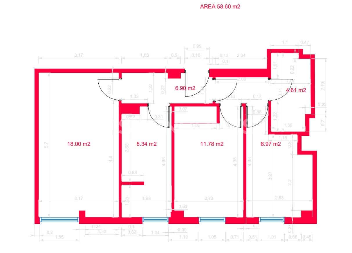 2 slaapkamer Flat te koop in Malaga stad - € 505.000 (Ref: 8980074)