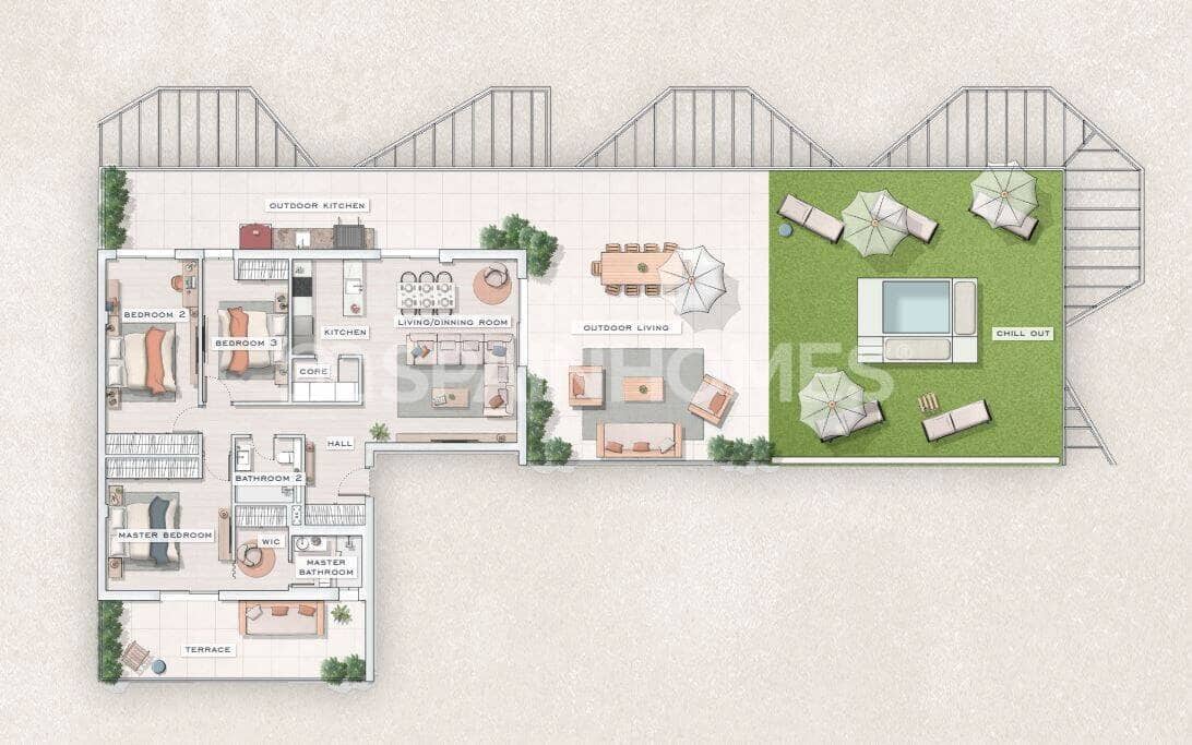 2 Zimmer Wohnung zu verkaufen in Las Lagunas de Mijas mit Pool - 477.000 € (Ref: 9148799)