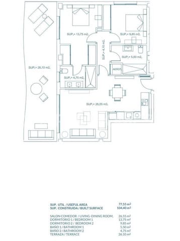 3 sovrum Lägenhet till salu i El Chaparral, Mijas med pool - 466 000 € (Ref: 9184959)