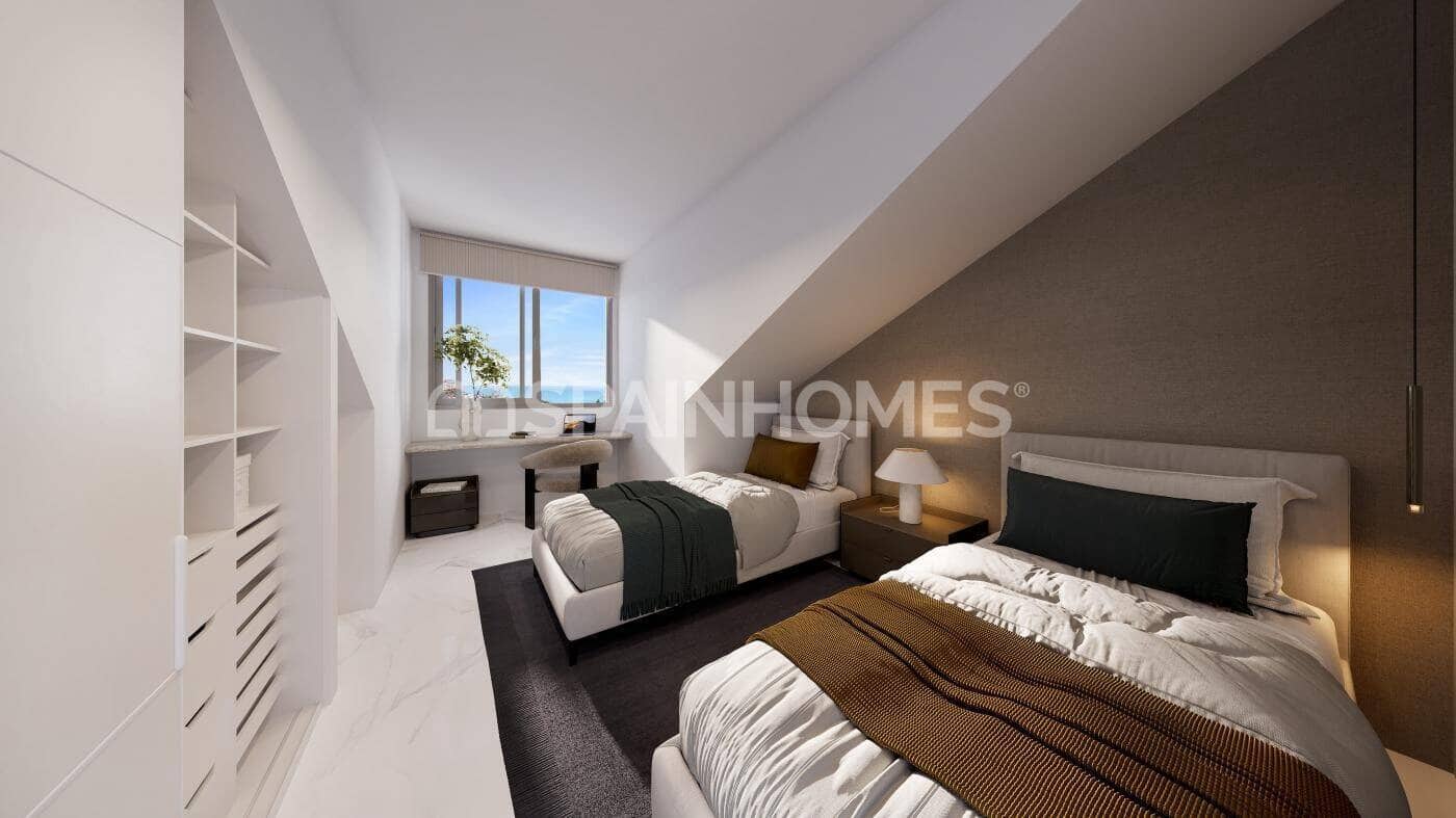 3 slaapkamer Flat te koop in Benalmadena Costa met zwembad - € 1.040.000 (Ref: 9186594)