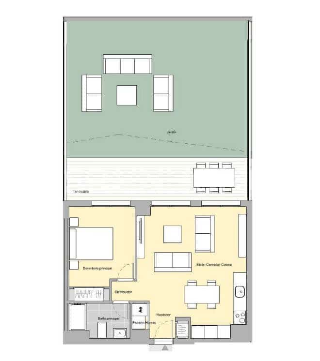 1 sypialnia Mieszkanie na sprzedaż w Miasto Malaga z basenem - 245 000 € (Ref: 9302937)