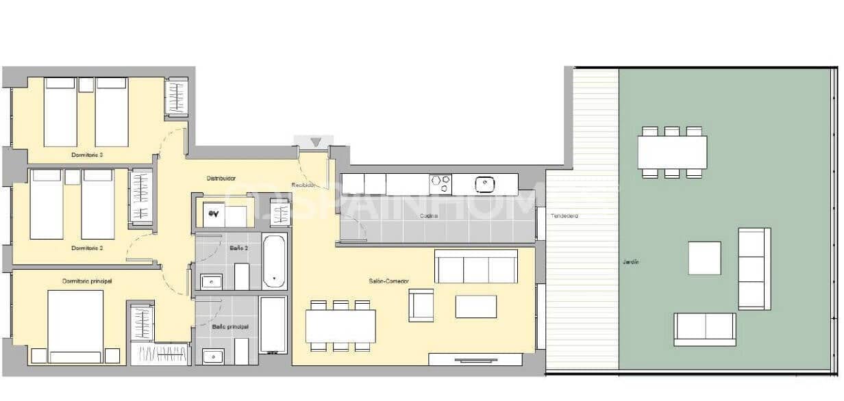 1 sypialnia Mieszkanie na sprzedaż w Miasto Malaga z basenem - 245 000 € (Ref: 9302937)