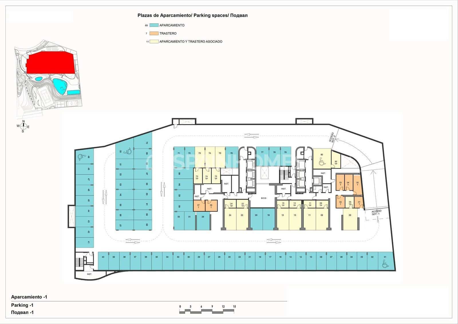 1 bedroom Flat for sale in Benidorm with pool - € 530,000 (Ref: 9374669)