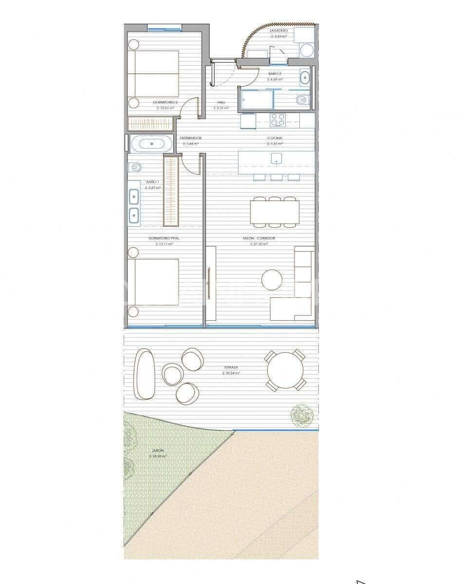 2 sovrum Lägenhet till salu i Fuengirola med pool - 735 000 € (Ref: 9415470)