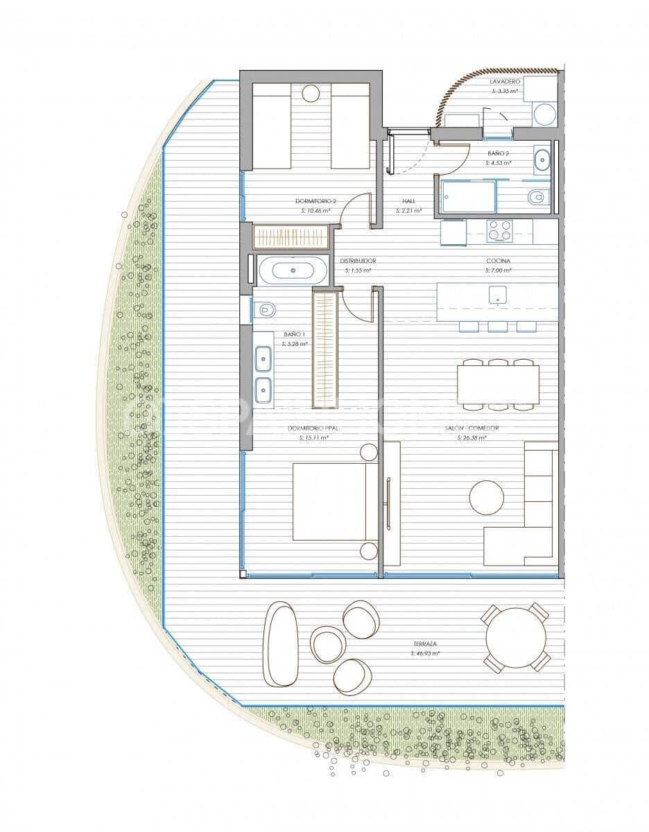 2 sovrum Lägenhet till salu i Fuengirola med pool - 735 000 € (Ref: 9415470)