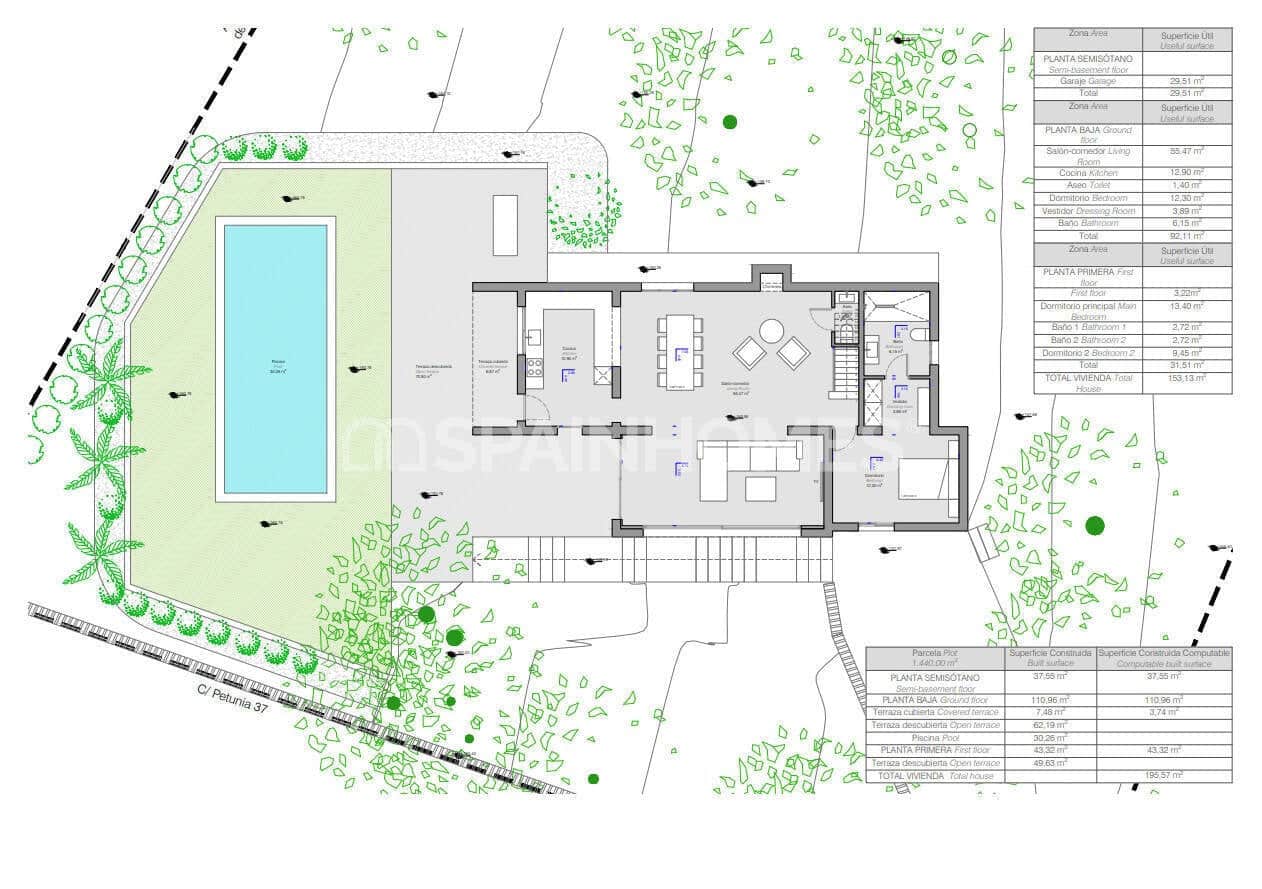 3 bedroom Villa for sale in Altea with pool - € 695,000 (Ref: 9439010)