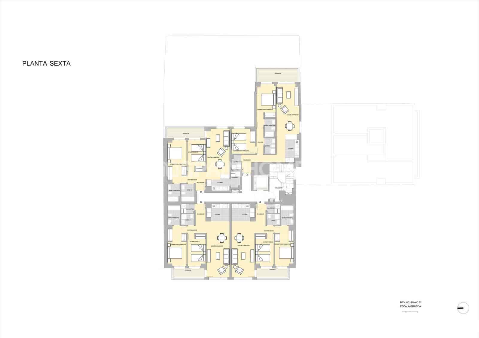 1 makuuhuone Asunto myytävänä paikassa Malaga kaupunki mukana uima-altaan - 350 000 € (Ref: 9451648)