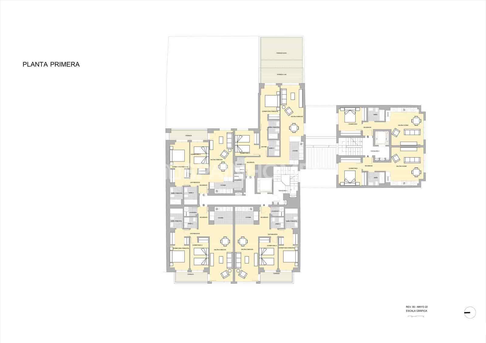 1 makuuhuone Asunto myytävänä paikassa Malaga kaupunki mukana uima-altaan - 350 000 € (Ref: 9451648)