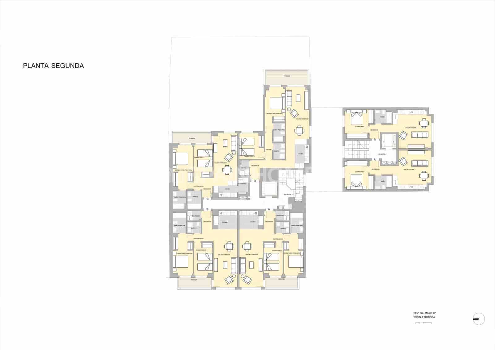 1 makuuhuone Asunto myytävänä paikassa Malaga kaupunki mukana uima-altaan - 350 000 € (Ref: 9451648)