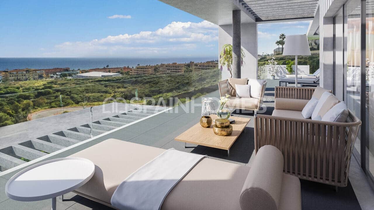 Piso de 2 habitaciones en La Cala de Mijas en venta con piscina - 535.000 € (Ref: 9465086)
