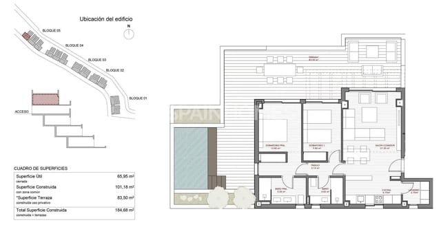 Piso de 2 habitaciones en La Cala de Mijas, Mijas en venta con piscina - 535.000 € (Ref: 9465086)
