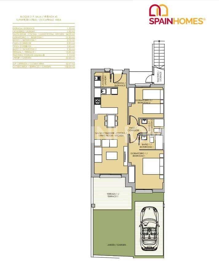 2 bedroom Flat for sale in Vistabella with pool - € 240,000 (Ref: 9483304)