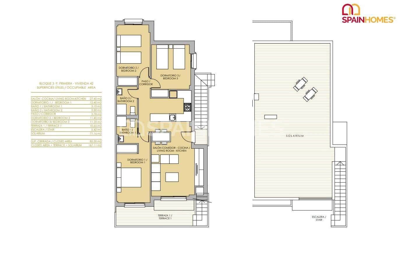 2 bedroom Flat for sale in Vistabella with pool - € 240,000 (Ref: 9483304)