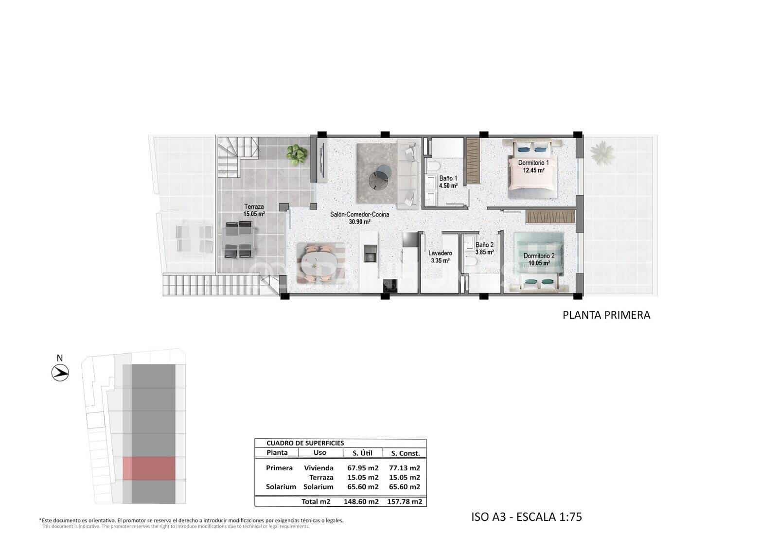 3 bedroom Flat for sale in Pilar de la Horadada with pool - € 290,000 (Ref: 9483311)