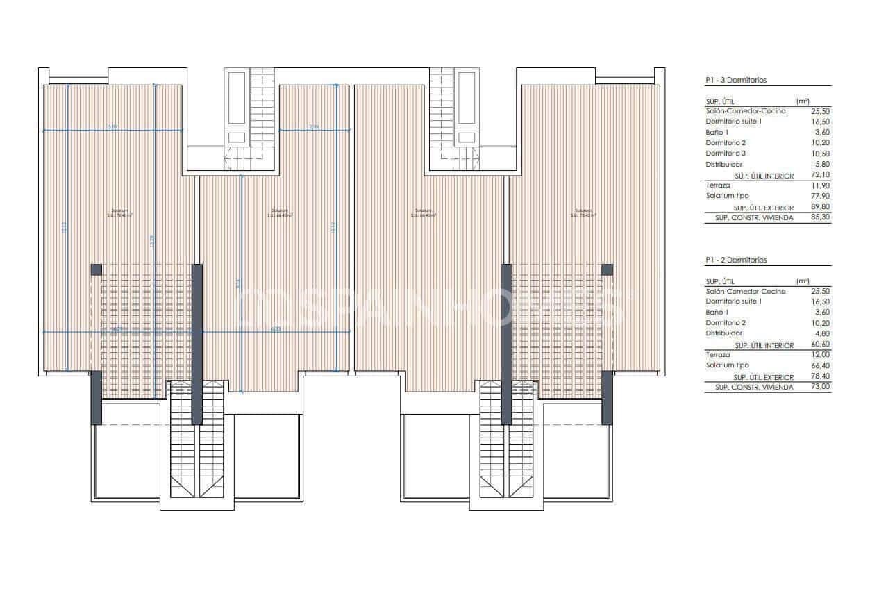 2 bedroom Flat for sale in Ciudad Quesada with pool - € 289,000 (Ref: 9483316)