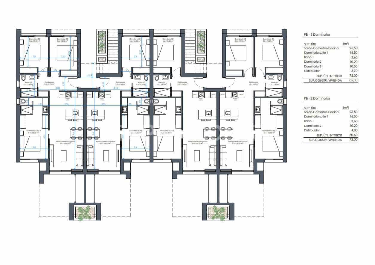 2 bedroom Flat for sale in Ciudad Quesada with pool - € 289,000 (Ref: 9483316)