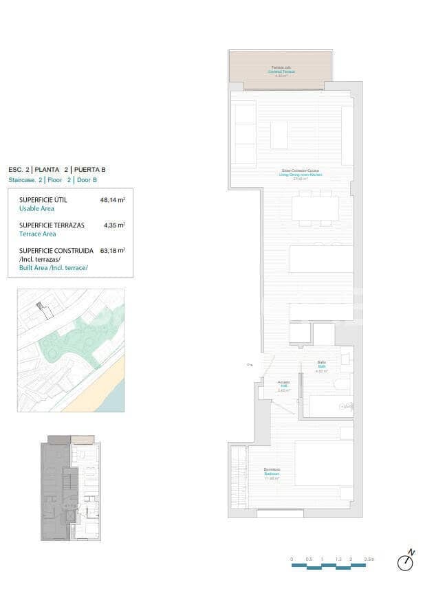 Piso de 1 habitación en La Villajoyosa / Vila Joiosa en venta - 249.000 € (Ref: 9483343)