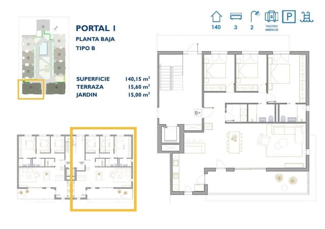 2 chambre Appartement à vendre à San Pedro del Pinatar ciudad, San Pedro del Pinatar avec piscine - 250 000 € (Ref: 9483344)