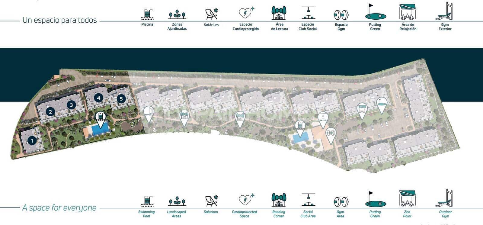 1 soveværelse Lejlighed til salg i Estepona med swimmingpool - € 317.000 (Ref: 9485011)