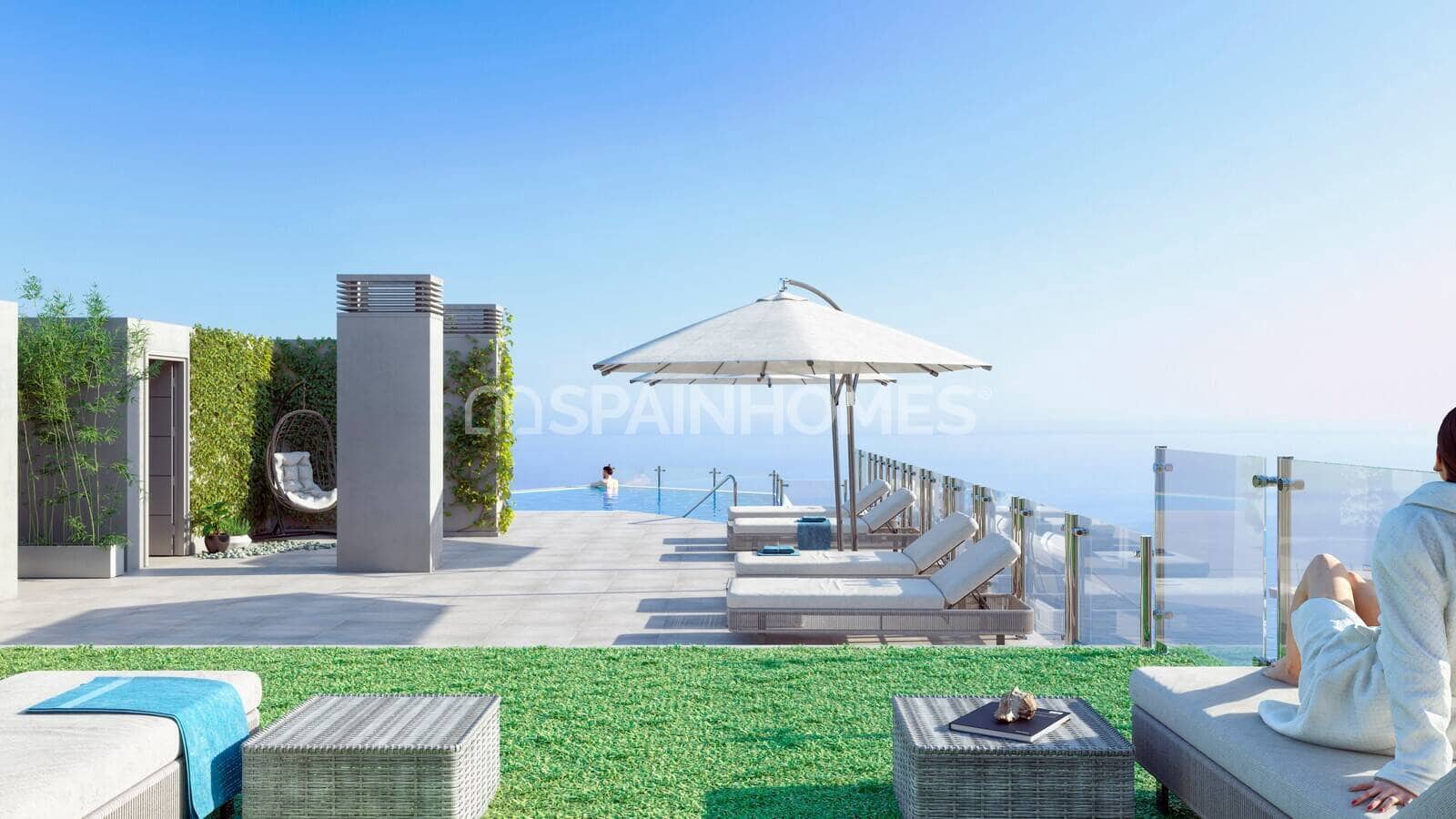 Piso de 2 habitaciones en Torrox-Costa en venta con piscina - 499.000 € (Ref: 9485023)