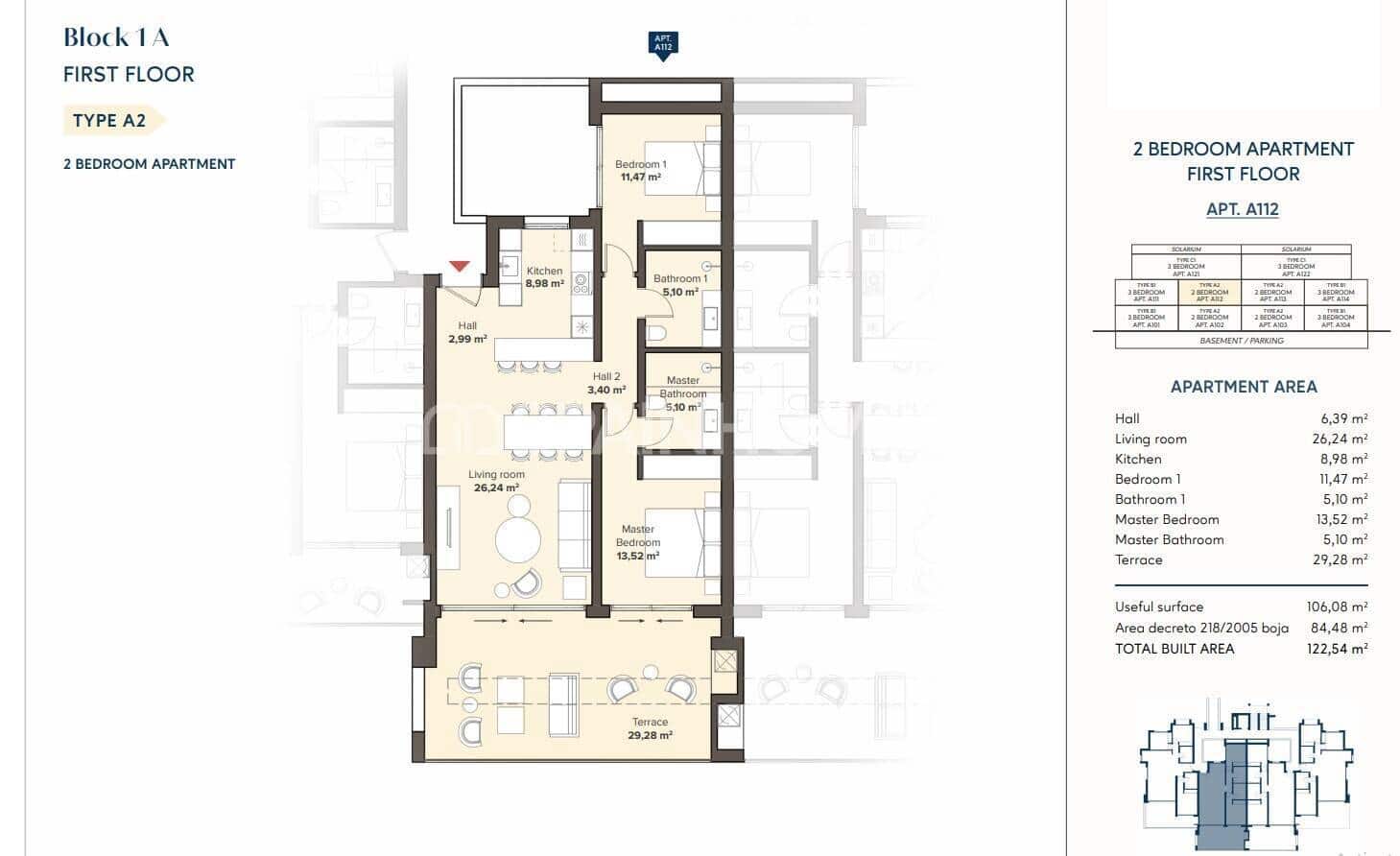 2 sovrum Lägenhet till salu i Estepona med pool - 495 000 € (Ref: 9485028)