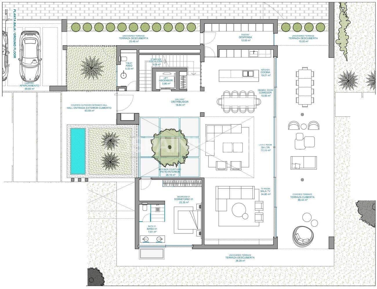 4 soverom Villa til salgs i Estepona med svømmebasseng - € 14 100 000 (Ref: 9485037)