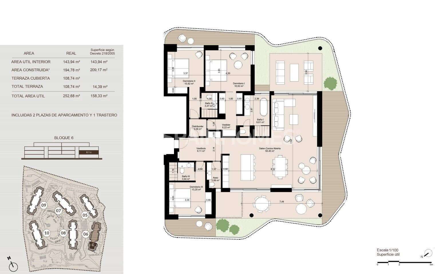 1 sovrum Lägenhet till salu i Sotogrande med pool - 850 000 € (Ref: 9581365)