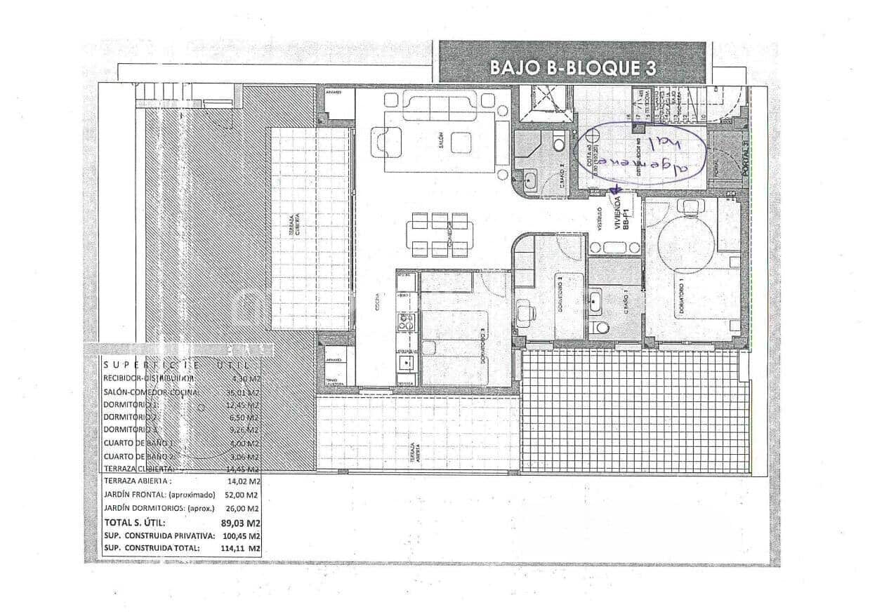 3 bedroom Flat for sale in La Zenia with pool - € 315,000 (Ref: 9735179)