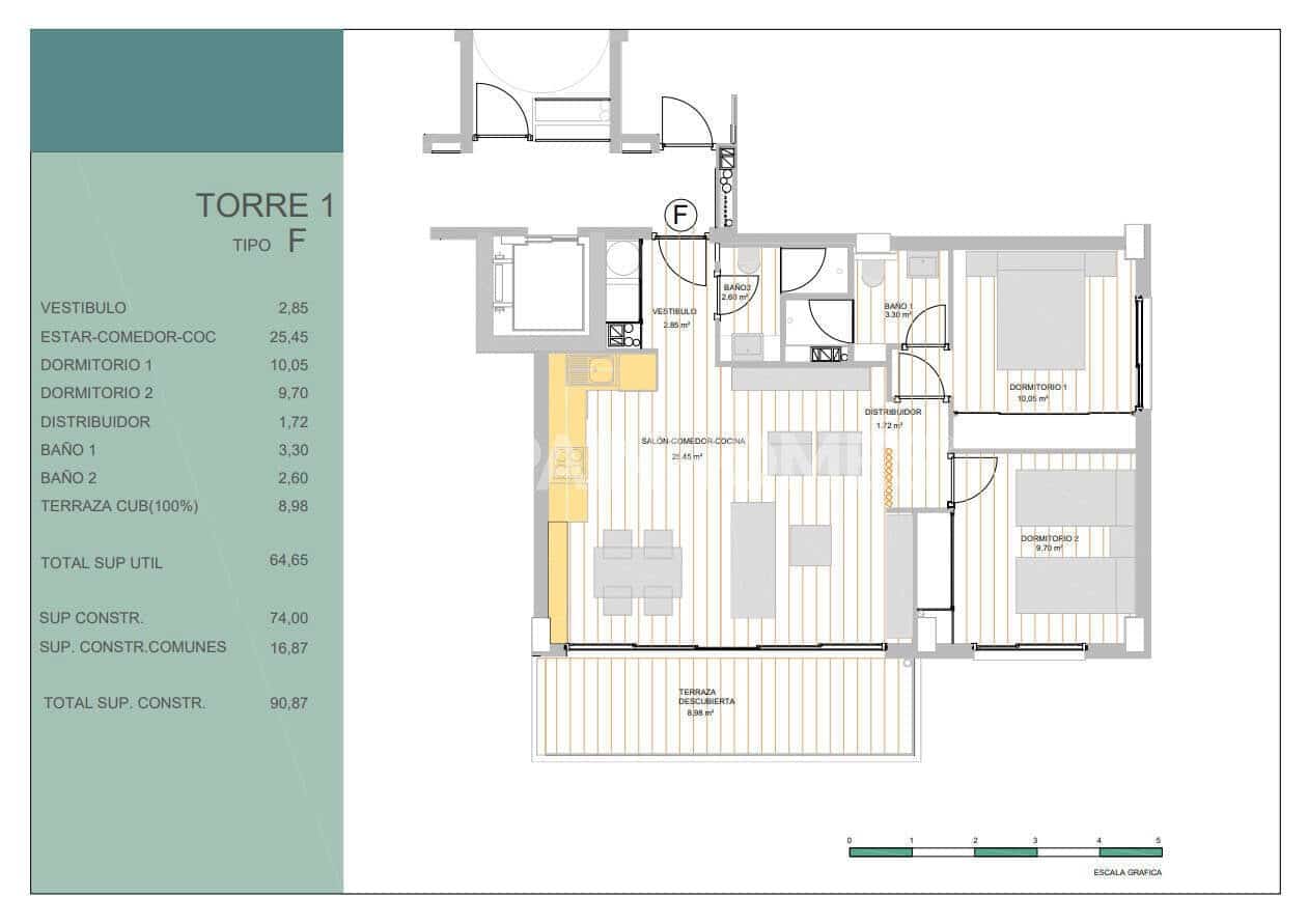 2 camera da letto Appartamento in vendita in Guardamar del Segura con piscina - 245.000 € (Rif: 9833231)
