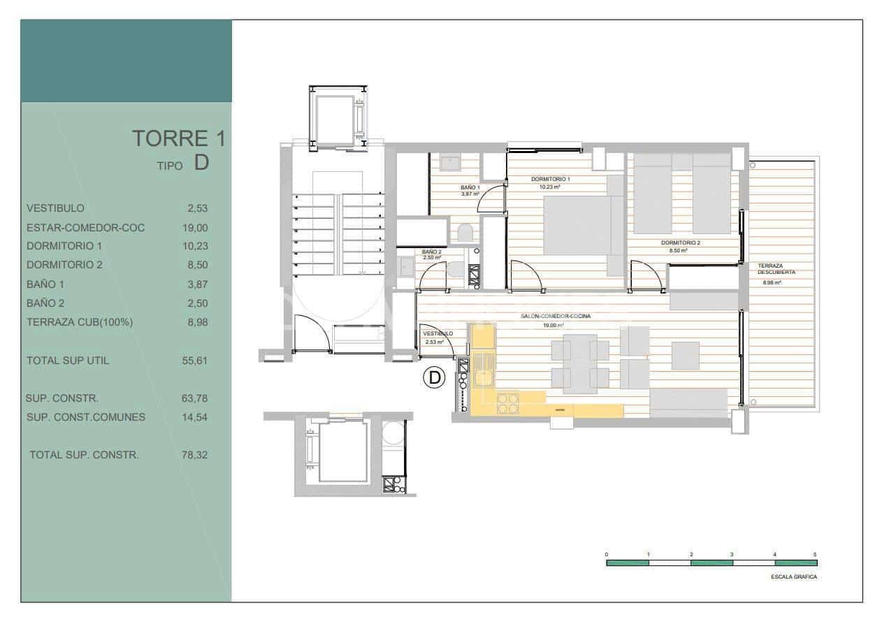 2 camera da letto Appartamento in vendita in Guardamar del Segura con piscina - 245.000 € (Rif: 9833231)