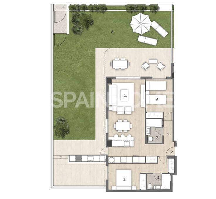 1 soveværelse Lejlighed til salg i Torre del Mar med swimmingpool - € 282.000 (Ref: 9833232)