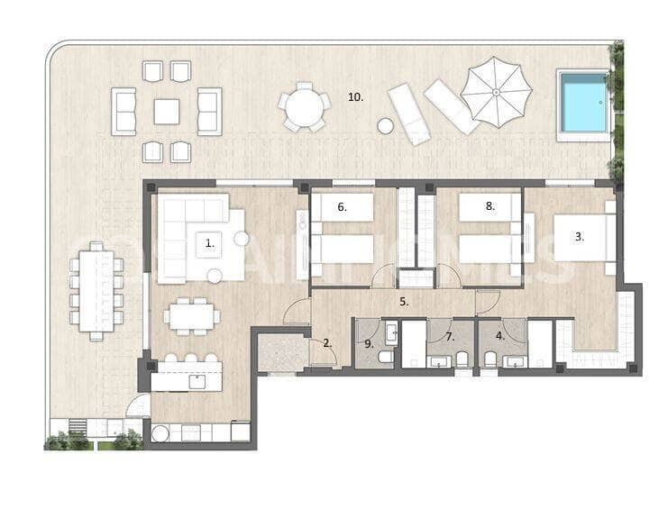 1 soveværelse Lejlighed til salg i Torre del Mar med swimmingpool - € 282.000 (Ref: 9833232)