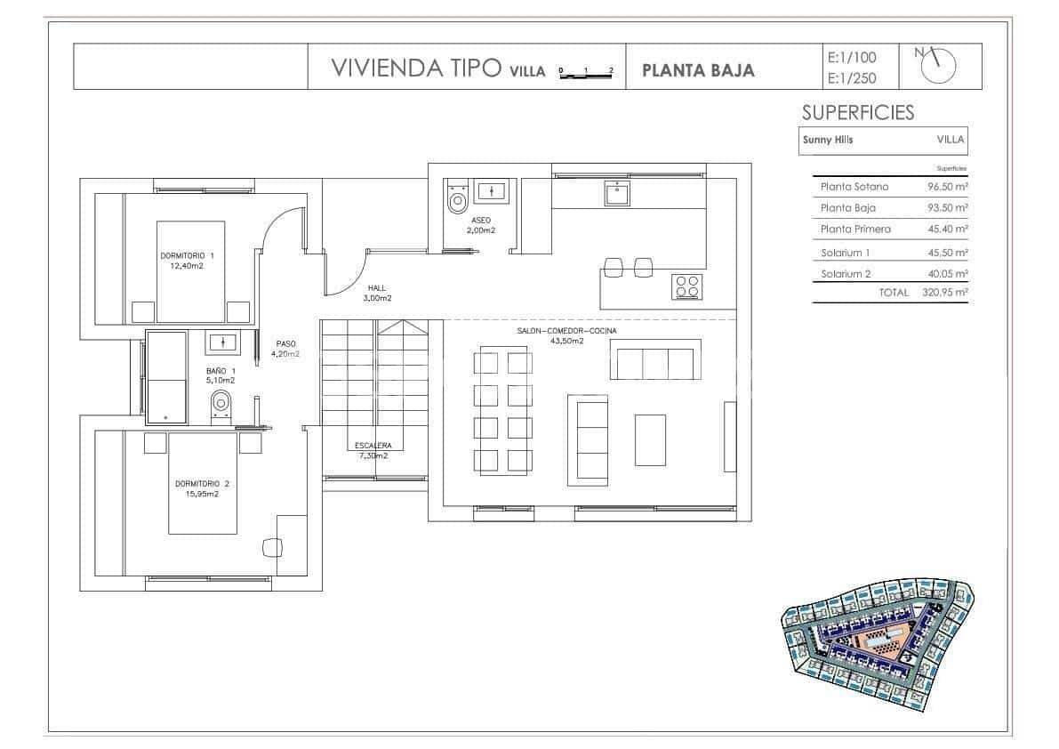 5 makuuhuone Huvila myytävänä paikassa Finestrat mukana uima-altaan - 820 000 € (Ref: 9833242)
