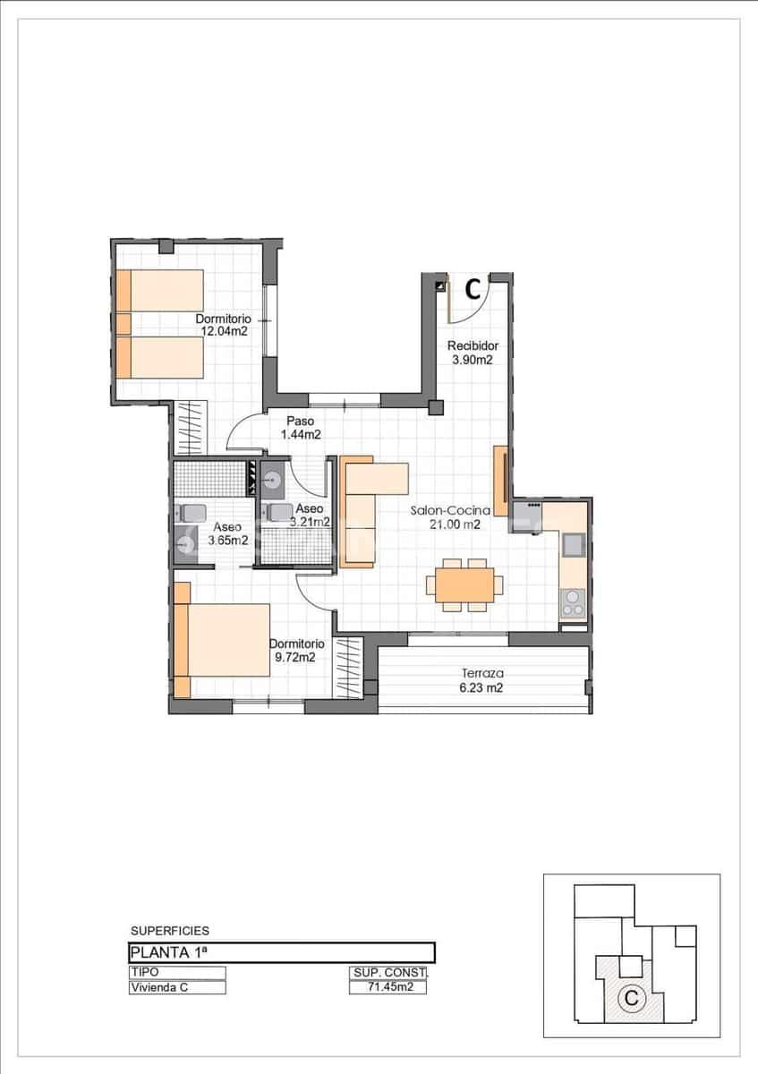 2 chambre Appartement à vendre à Lo Pagan avec piscine - 250 000 € (Ref: 9856333)
