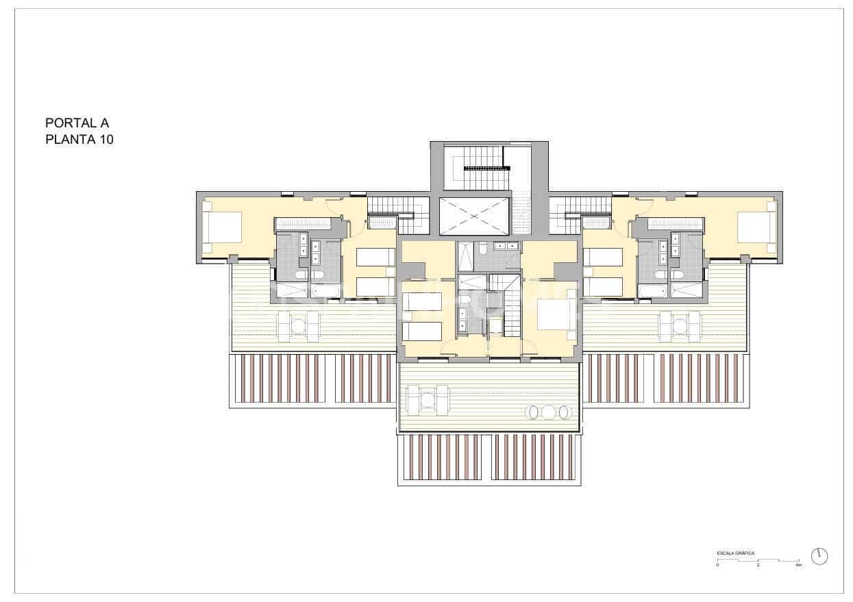 2 Zimmer Wohnung zu verkaufen in Calpe / Calp mit Pool - 398.000 € (Ref: 9875667)