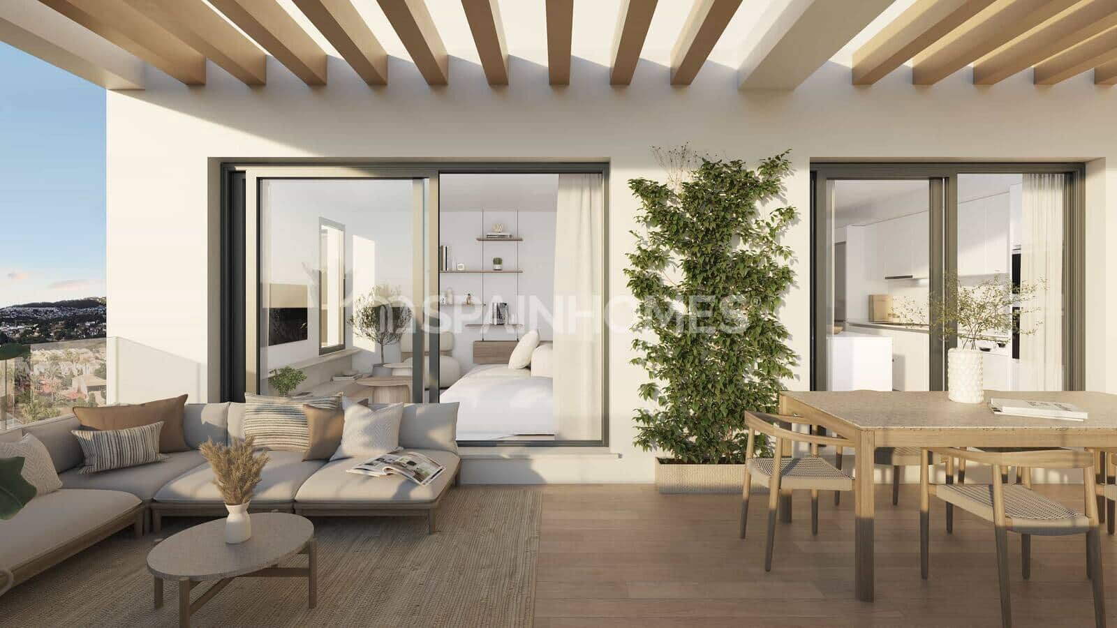 2 Zimmer Wohnung zu verkaufen in Calpe / Calp mit Pool - 398.000 € (Ref: 9875667)