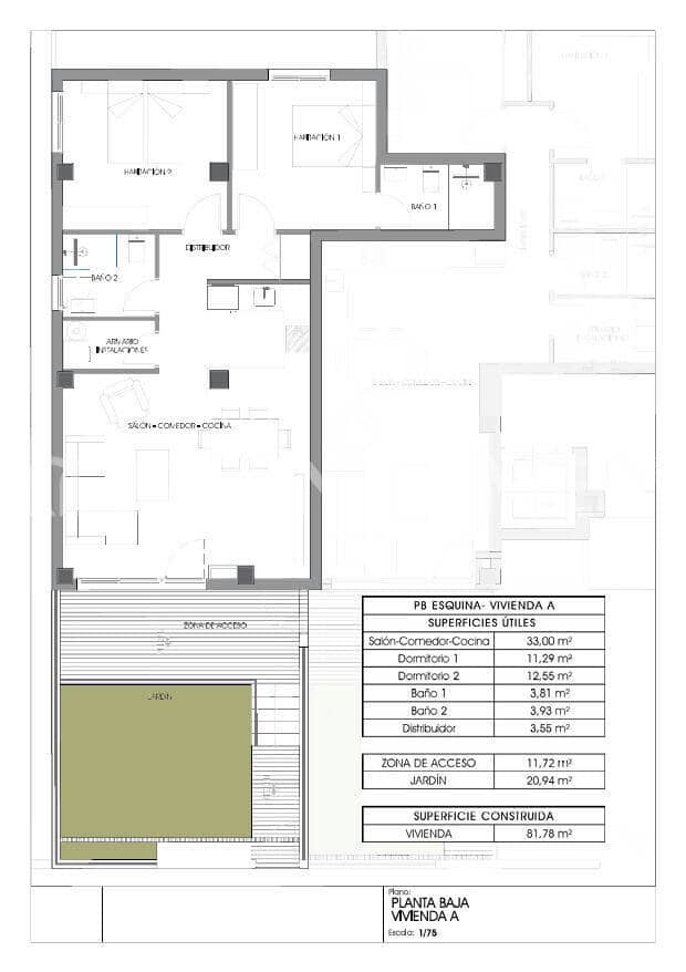 2 Zimmer Wohnung zu verkaufen in La Villajoyosa / Vila Joiosa - 275.000 € (Ref: 9923207)