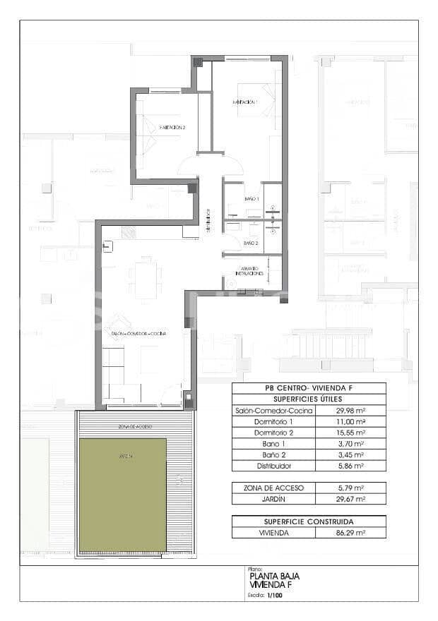 2 Zimmer Wohnung zu verkaufen in La Villajoyosa / Vila Joiosa - 275.000 € (Ref: 9923207)