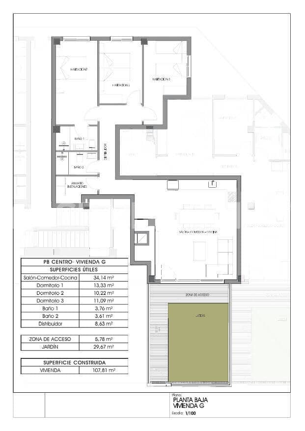 2 Zimmer Wohnung zu verkaufen in La Villajoyosa / Vila Joiosa - 275.000 € (Ref: 9923207)