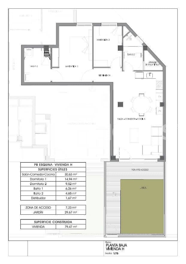 2 Zimmer Wohnung zu verkaufen in La Villajoyosa / Vila Joiosa - 275.000 € (Ref: 9923207)