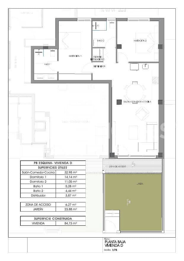 2 Zimmer Wohnung zu verkaufen in La Villajoyosa / Vila Joiosa - 275.000 € (Ref: 9923207)