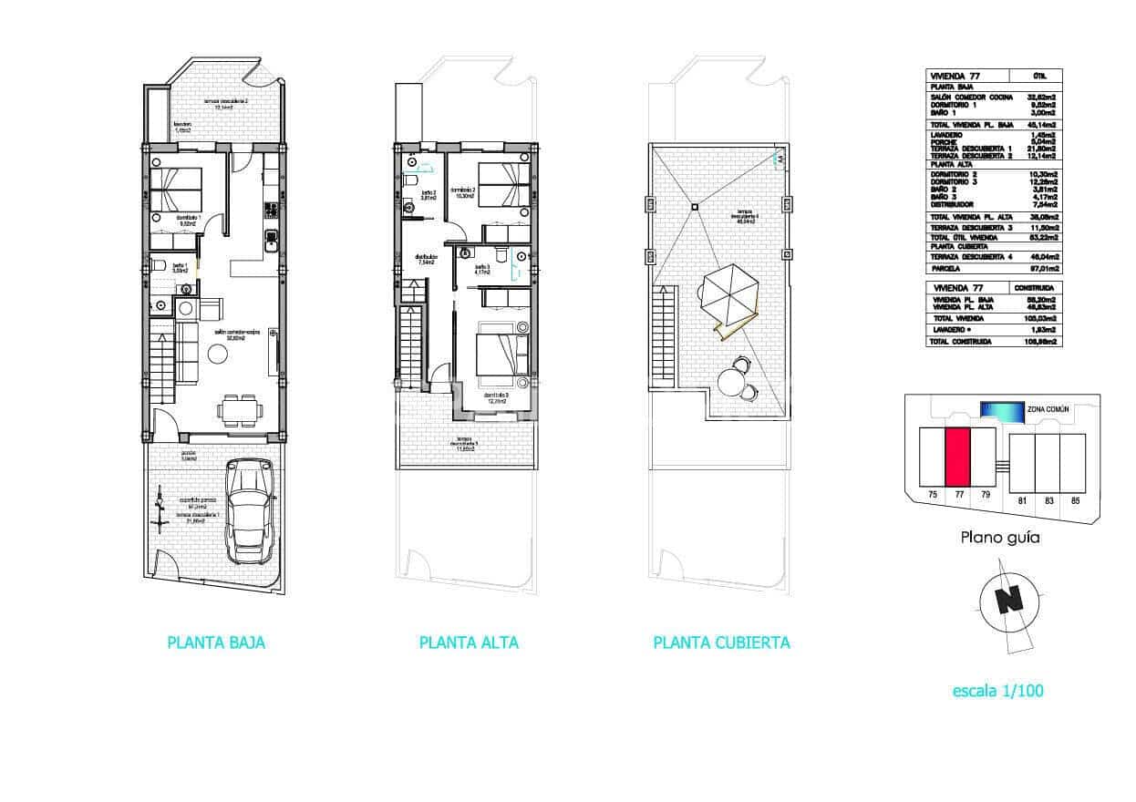 3 slaapkamer Villa te koop in Pilar de la Horadada met zwembad - € 355.000 (Ref: 9923214)