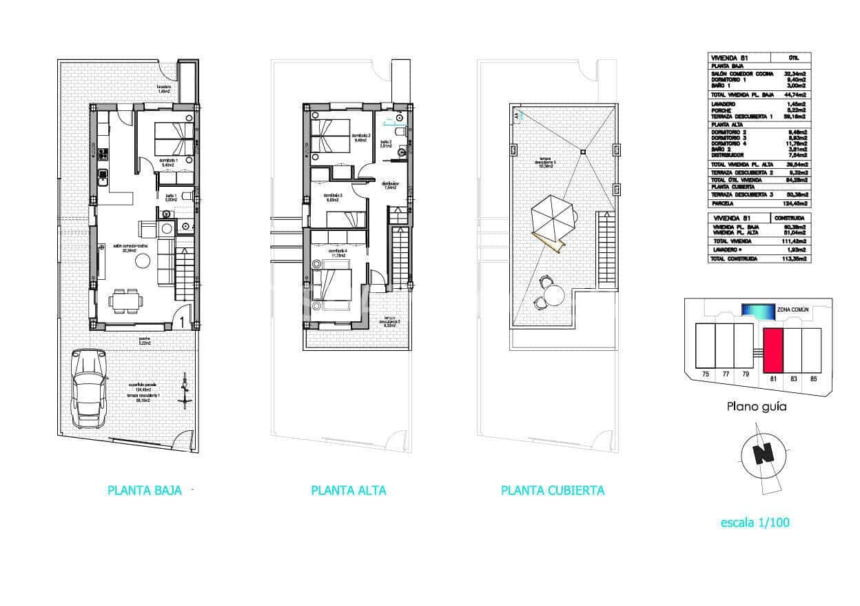 3 slaapkamer Villa te koop in Pilar de la Horadada met zwembad - € 355.000 (Ref: 9923214)
