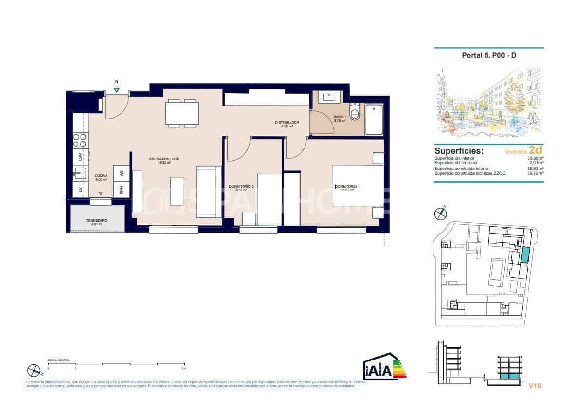 2 chambre Appartement à vendre à Alicante ville avec piscine - 216 000 € (Ref: 9928712)
